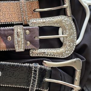 3 Guess crystal belts Retail $48 each